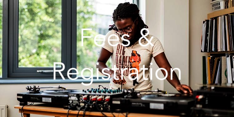 woman mixing at DJ decks